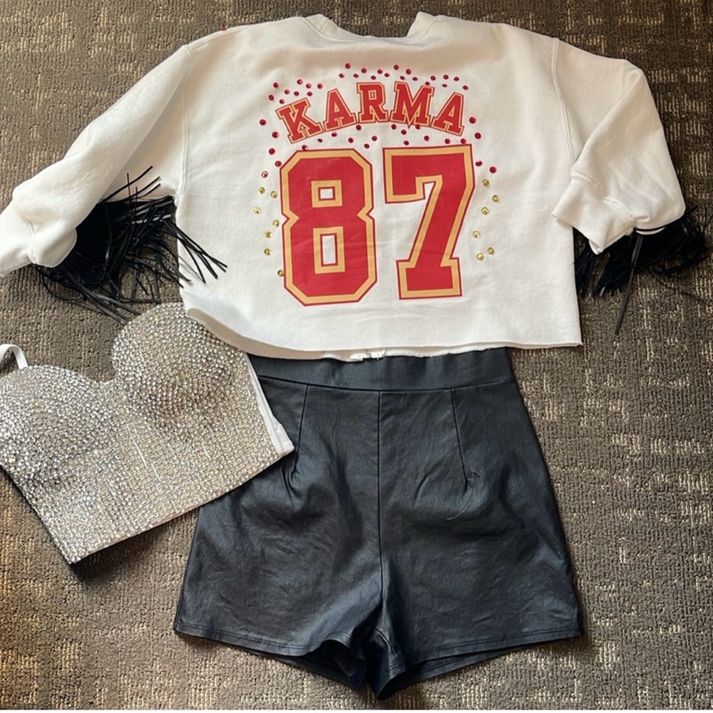 Taylor Swift Eras handmade jacket with fringe!